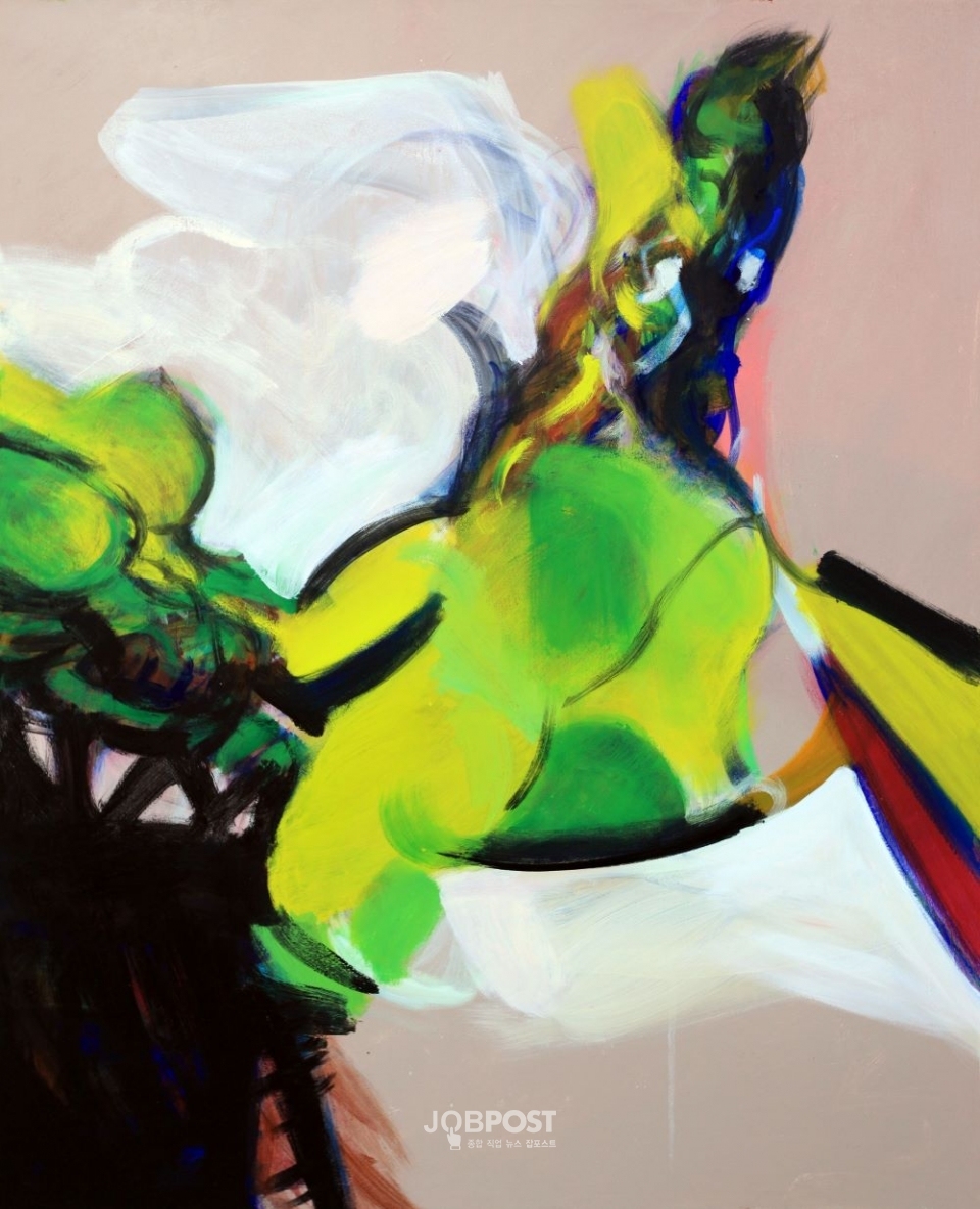 김영민, whirl, 90X110cm acrylic on canvas 2013