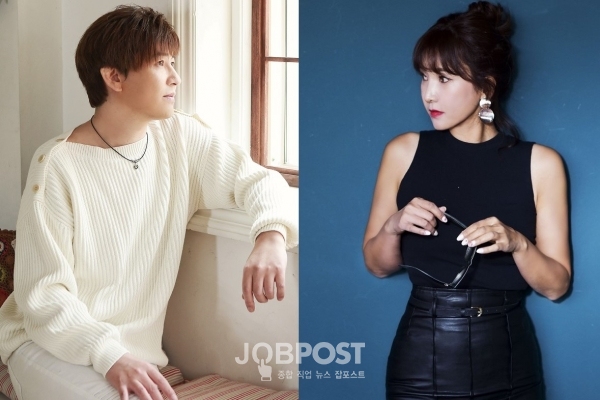 사진 = 박항서 응원 '미스터 박'의 가수 김보희(왼쪽)와 양양 / 채널넘버식스 제공<br>