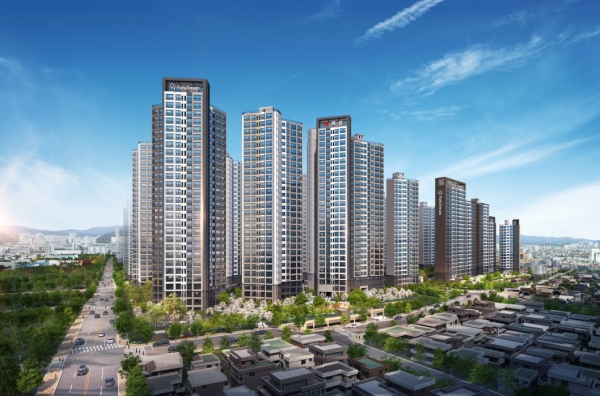서대구역 화성파크드림 주경 (사진제공/화성산업)