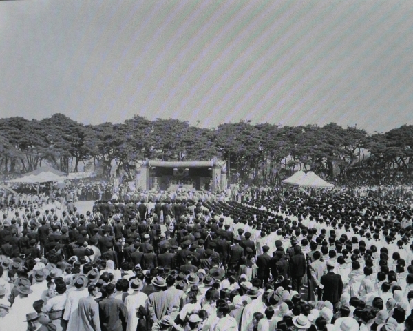 1962년 제1회 신라문화제 서제 모습 (사진제공/경주시)