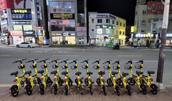 백원바이크쓩이 최근 청주 1호점을 오픈했다. /사진_백원바이크쓩 청주1호점