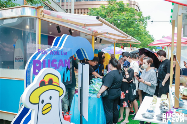 상하이 현지 홍보캠페인(부산테마거리 조성) 추진(2023년 6월) 모습 (사진제공/부산시)