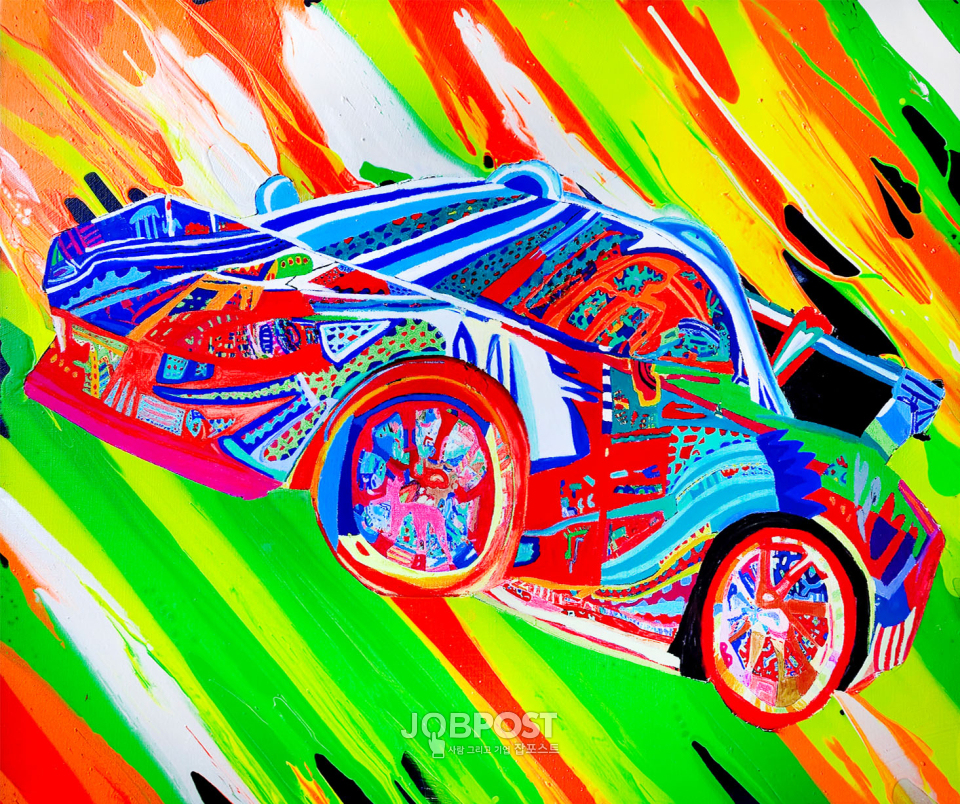 Rising a dream13_2024_80x100cm_Mixed media on canvas, 최주림