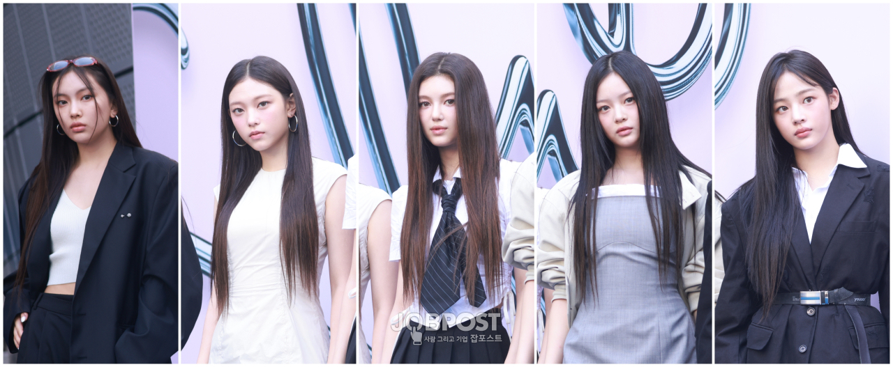 [☆JP포토] 2025 S/S 서울패션위크(Seoul Fashion week) (브랜드) 퍼플카펫 행사, 뉴진스(소속사: 어도어)