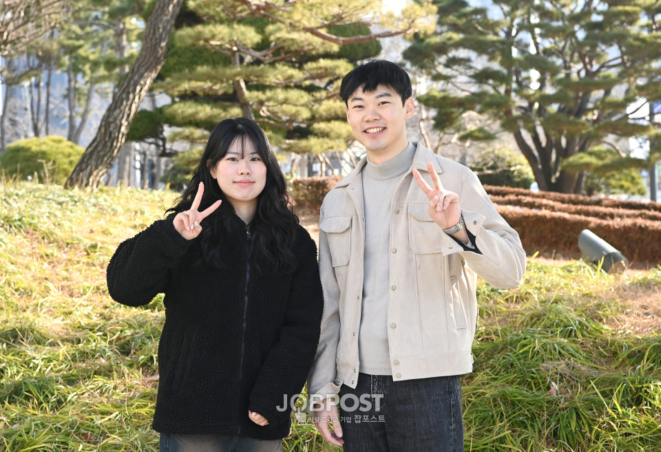 KOSPO 대학생 아이디어 공모전 대상 최우수상(윤석환,황유하).(사진_국립부경대)