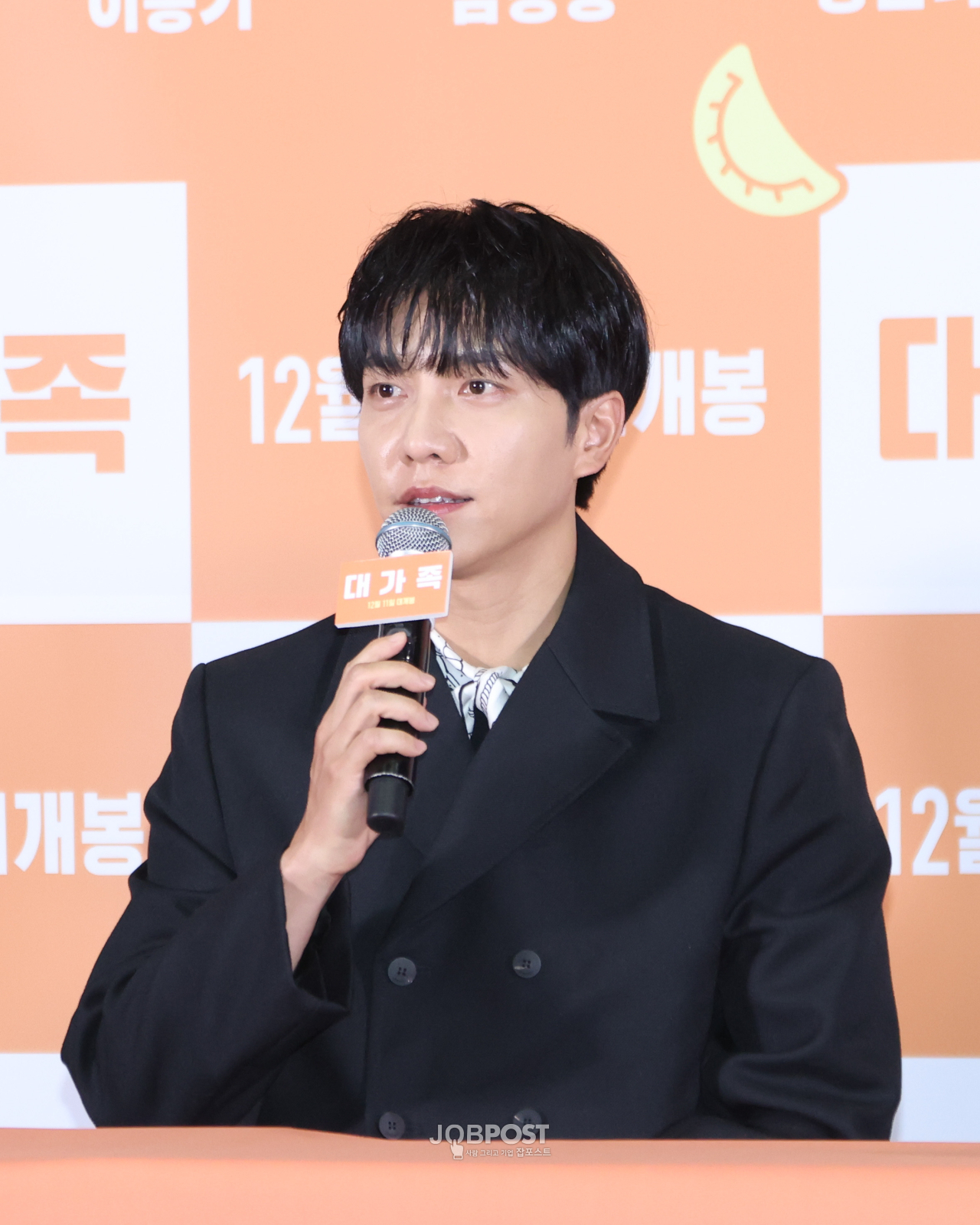 [JP포토] 영화 '대가족' 기자간담회 인터뷰, 배우 이승기